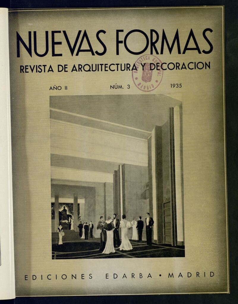 Miniatura de Nuevas Formas : revista de arquitectura y decoración. Nº 3, 1935