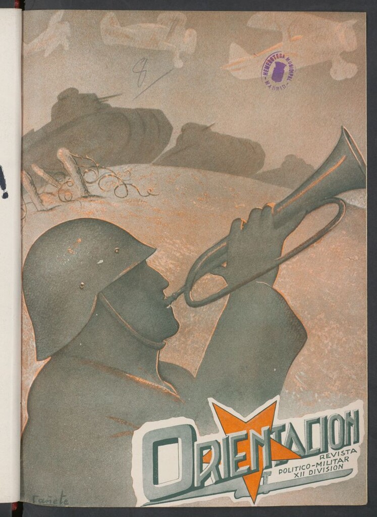 Miniatura de Orientación : revista político-militar de abril de 1938