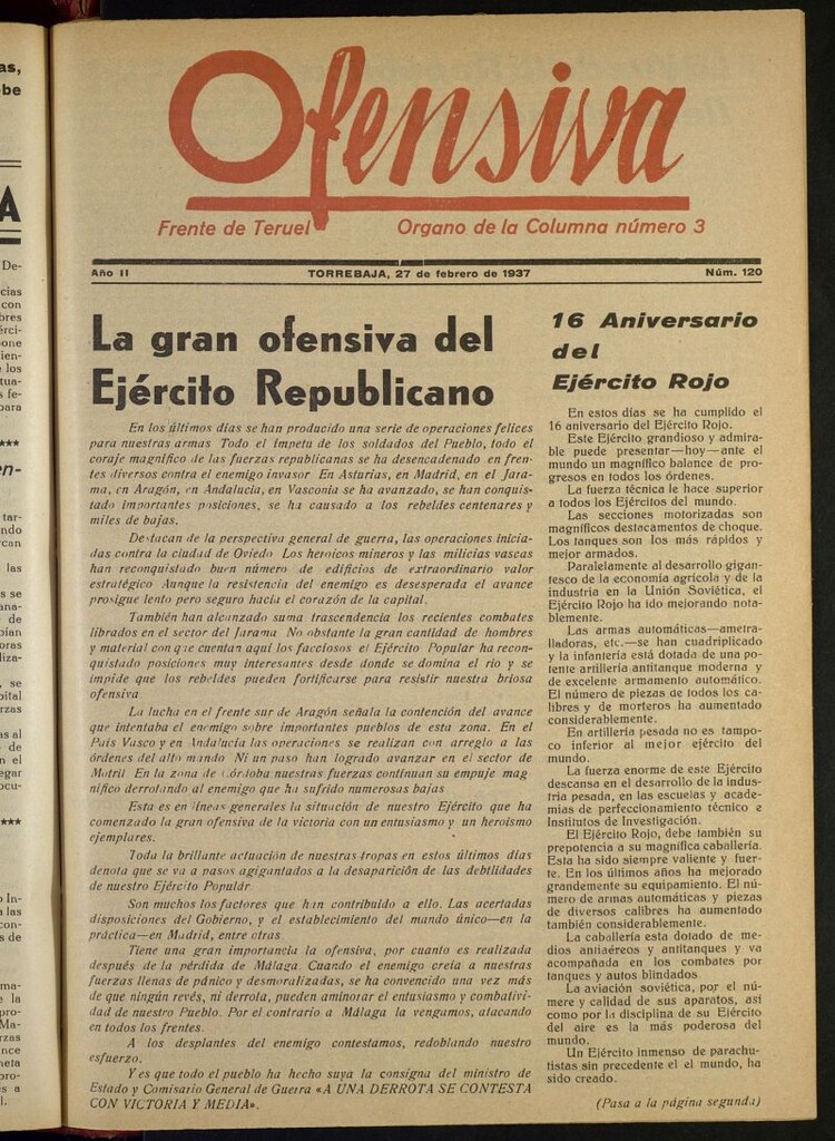 Miniatura de Ofensiva del 27 de febrero de 1937