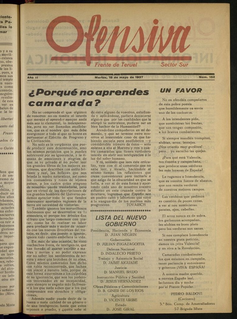 Miniatura de Ofensiva del 18 de mayo de 1937