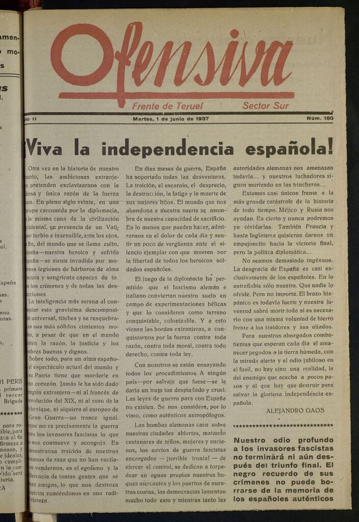 Miniatura de Ofensiva del 1 de junio de 1937