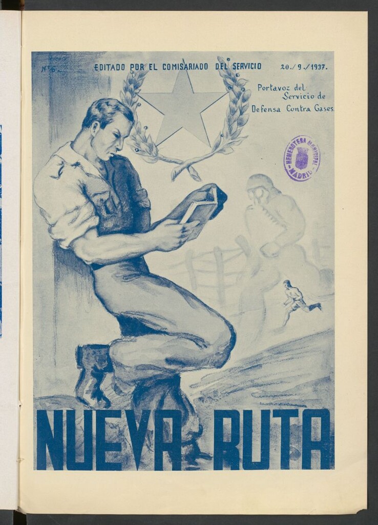 Miniatura de Nueva ruta : portavoz del Servicio de Guerra Química del 20 de septiembre de 1937