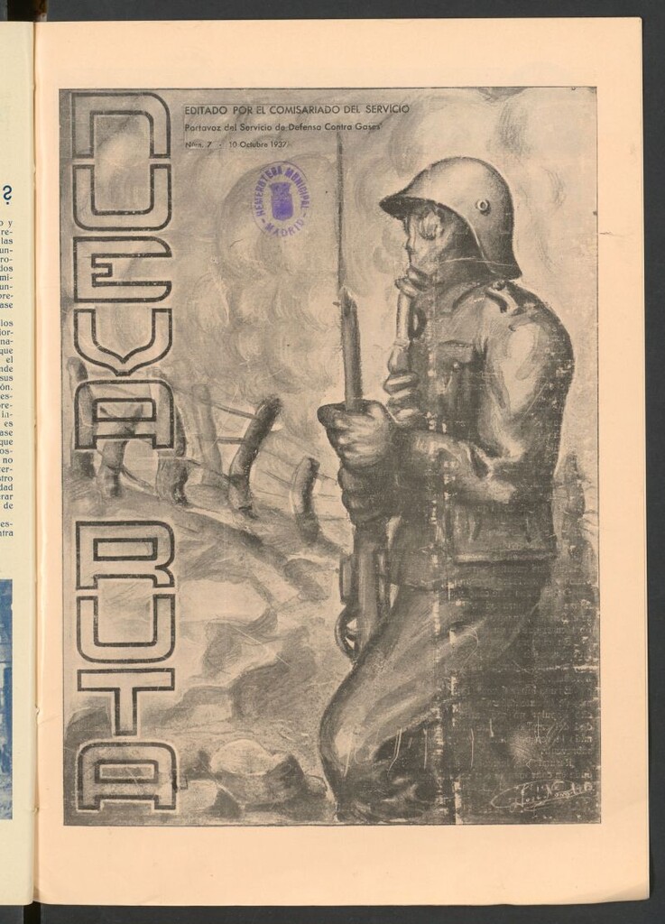 Miniatura de Nueva ruta : portavoz del Servicio de Guerra Química del 10 de octubre de 1937