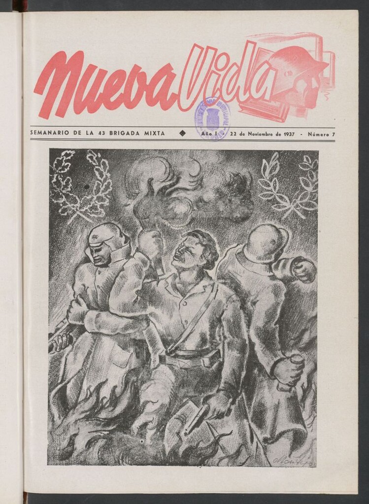 Miniatura de Nueva vida : organo oficial de la 43 Brigada Mixta del 22 de noviembre de 1937