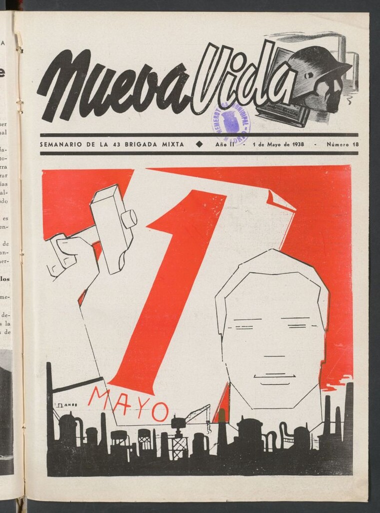 Miniatura de Nueva vida : organo oficial de la 43 Brigada Mixta del 1 de mayo de 1938