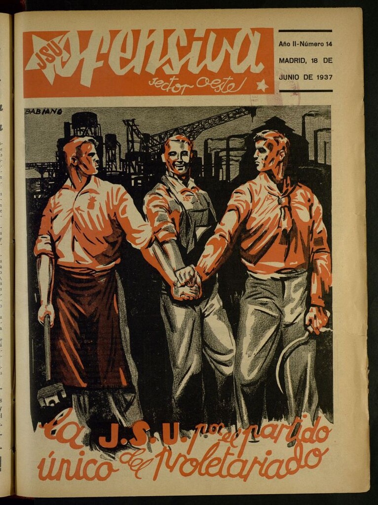 Miniatura de Ofensiva : Juventud Socialista Unificada sector oeste del 18 de junio de 1937
