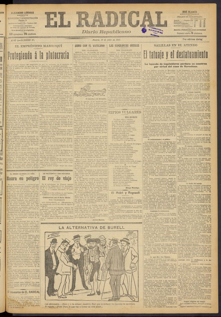 Miniatura de El Radical: diario republicano del 10 de junio de 1910