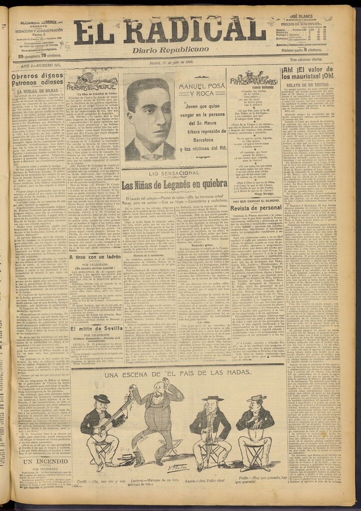 Miniatura de El Radical: diario republicano del 26 de julio de 1910