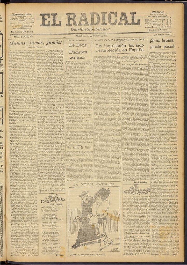 Miniatura de El Radical: diario republicano del 28 de noviembre de 1910