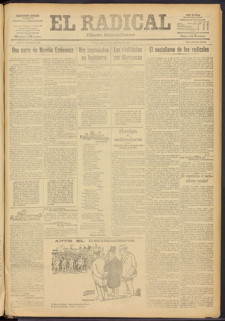 Miniatura de El Radical: diario republicano del 27 de diciembre de 1910