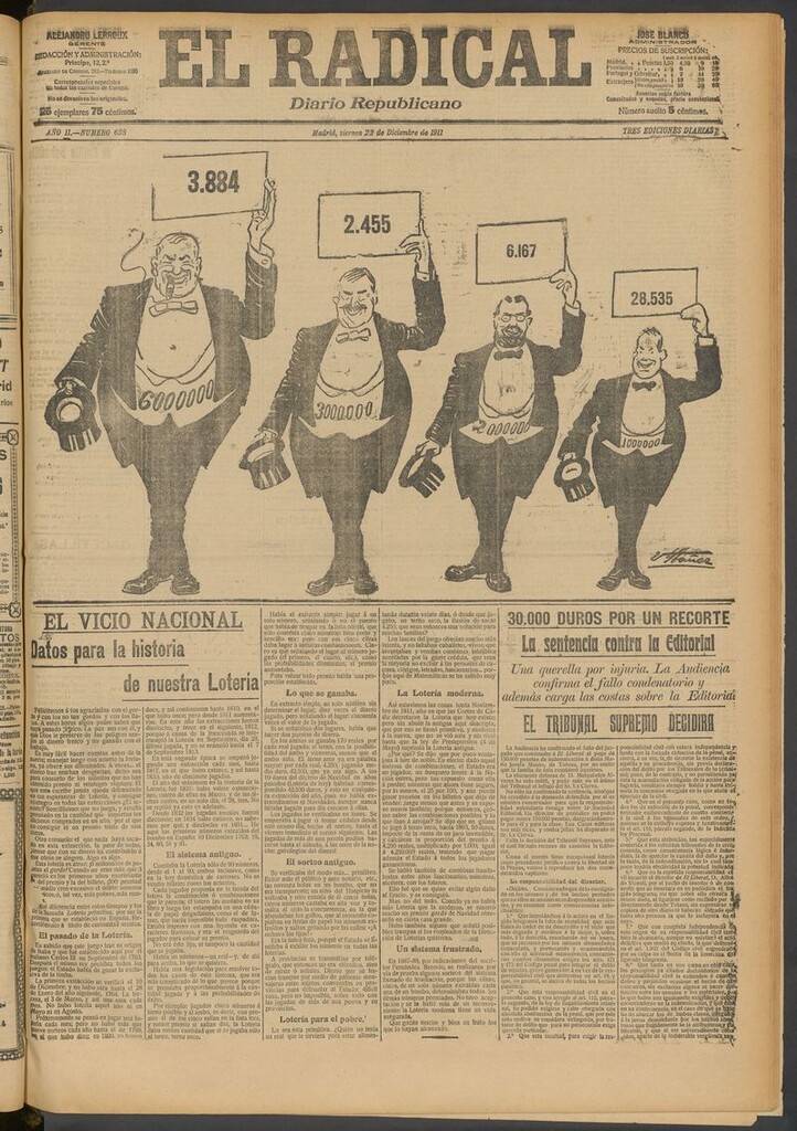 Miniatura de El Radical: diario republicano del 22 de diciembre de 1911