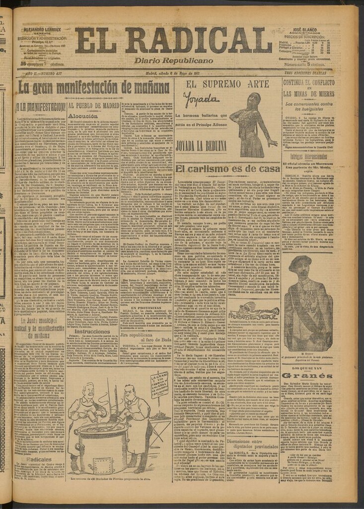 Miniatura de El Radical: diario republicano del 6 de mayo de 1911