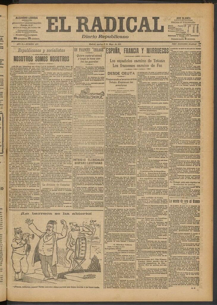 Miniatura de El Radical: diario republicano del 9 de mayo de 1911