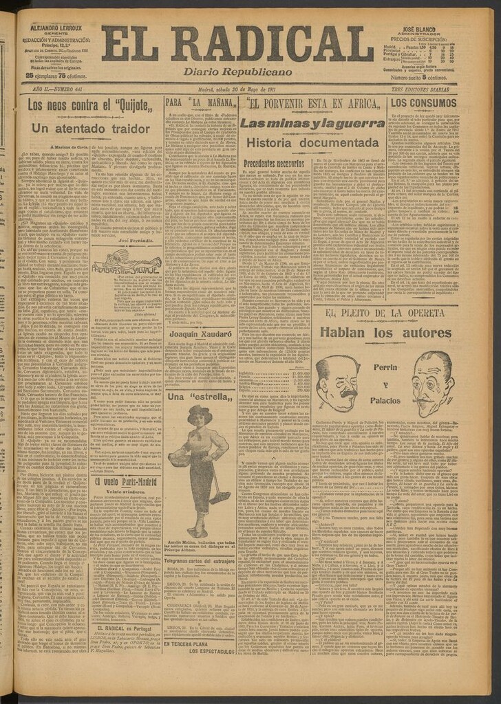 Miniatura de El Radical: diario republicano del 20 de mayo de 1911