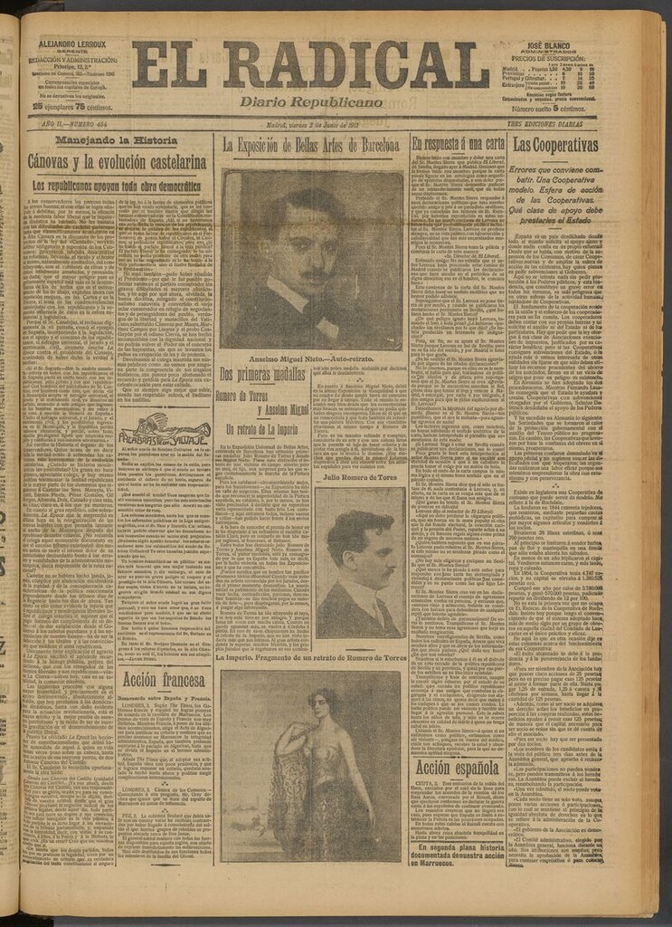 Miniatura de El Radical: diario republicano del 2 de junio de 1911