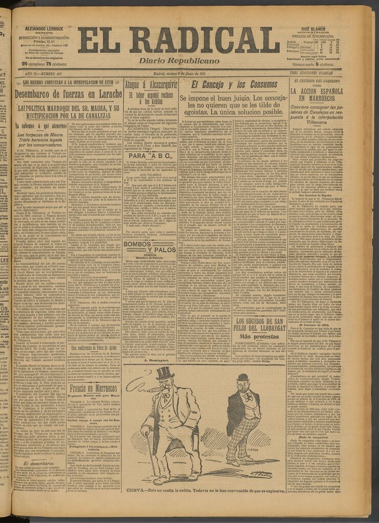 Miniatura de El Radical: diario republicano del 9 de junio de 1911