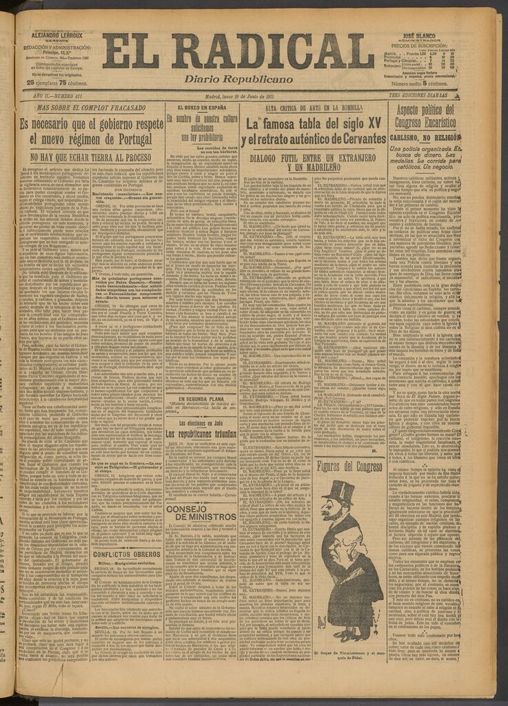 Miniatura de El Radical: diario republicano del 19 de junio de 1911