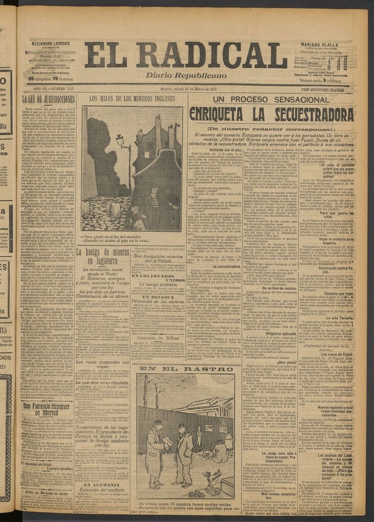 Miniatura de El Radical: diario republicano del 16 de marzo de 1912