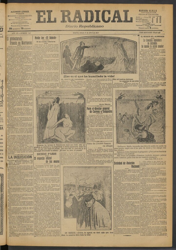 Miniatura de El Radical: diario republicano del 6 de abril de 1912