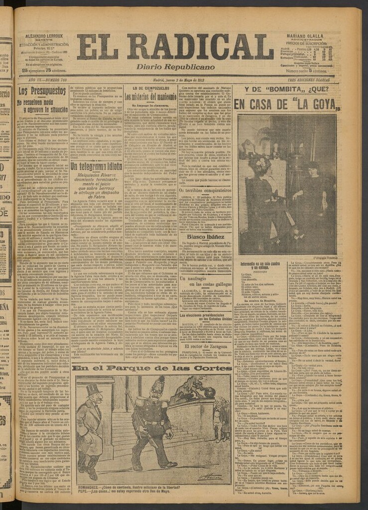 Miniatura de El Radical: diario republicano del 2 de mayo de 1912