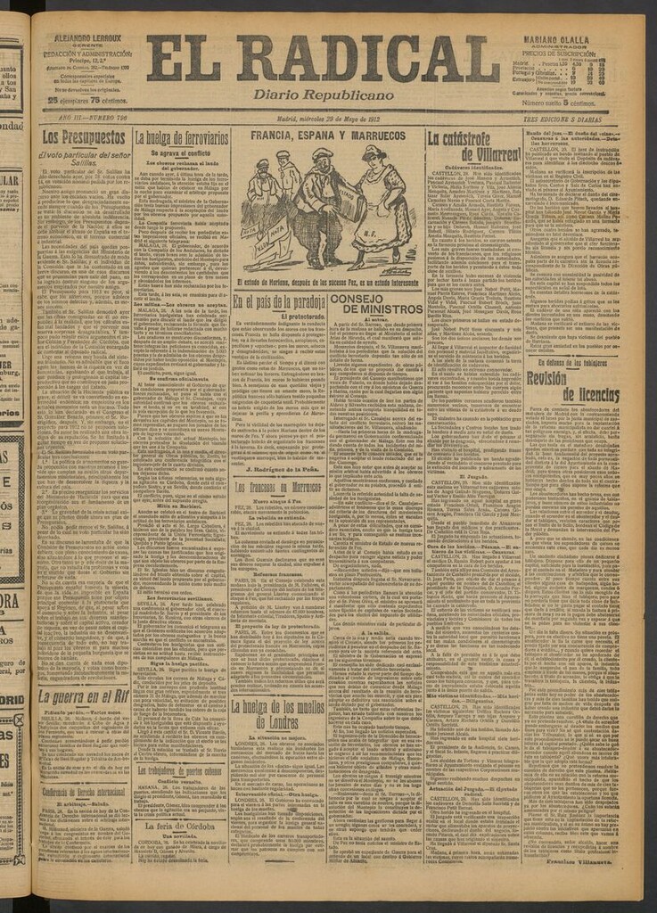 Miniatura de El Radical: diario republicano del 29 de mayo de 1912