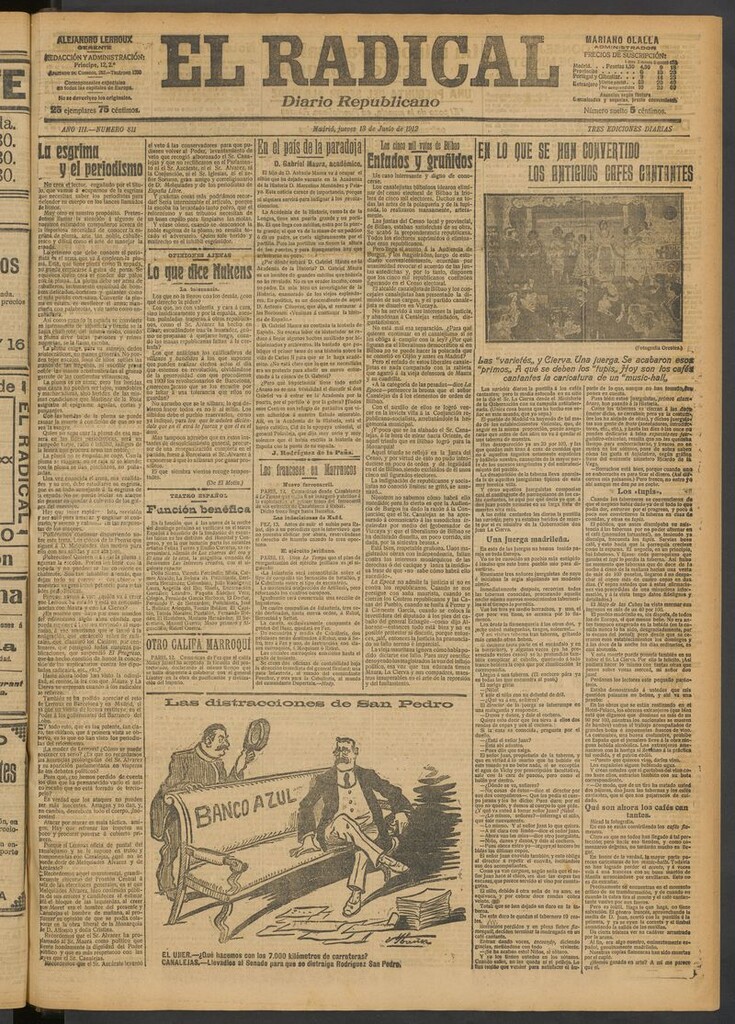 Miniatura de El Radical: diario republicano del 13 de junio de 1912