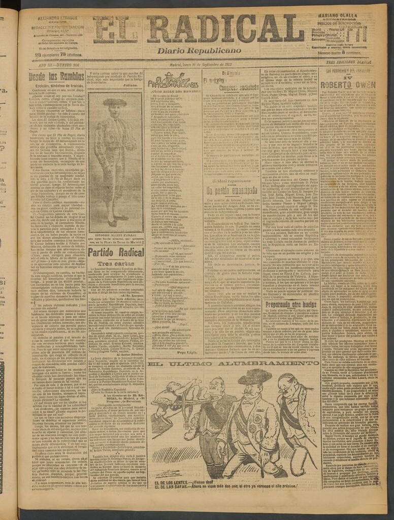 Miniatura de El Radical: diario republicano del 16 de septiembre de 1912