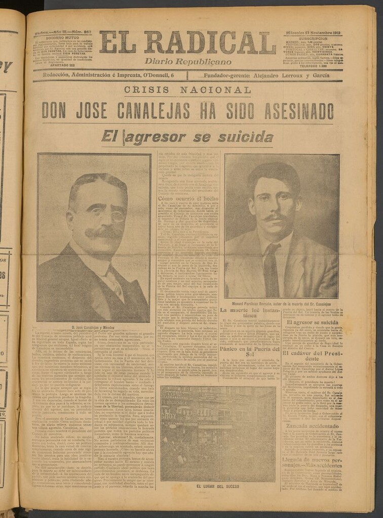 Miniatura de El Radical: diario republicano del 13 de noviembre de 1912