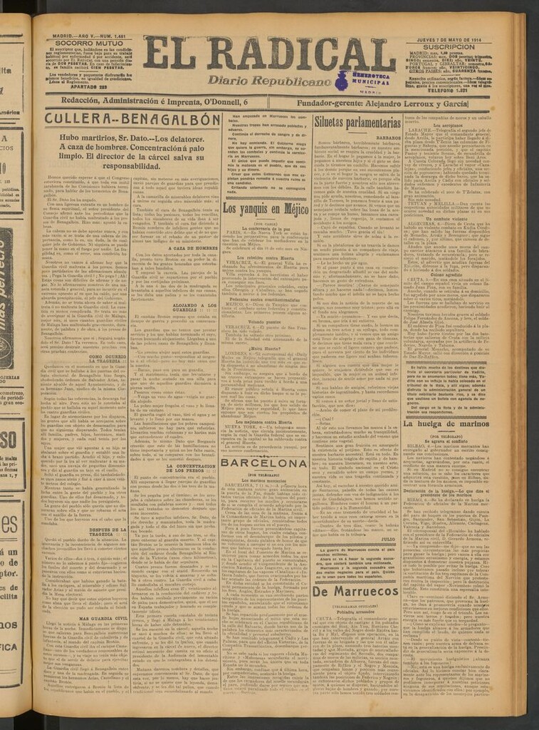 Miniatura de El Radical: diario republicano del 7 de mayo de 1914