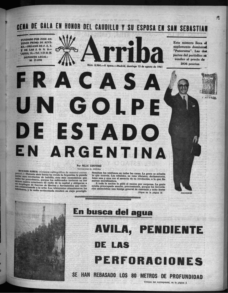 Miniatura de Arriba del 13 de agosto de 1961