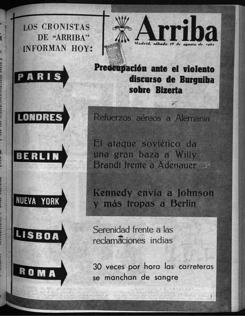 Miniatura de Arriba del 19 de agosto de 1961