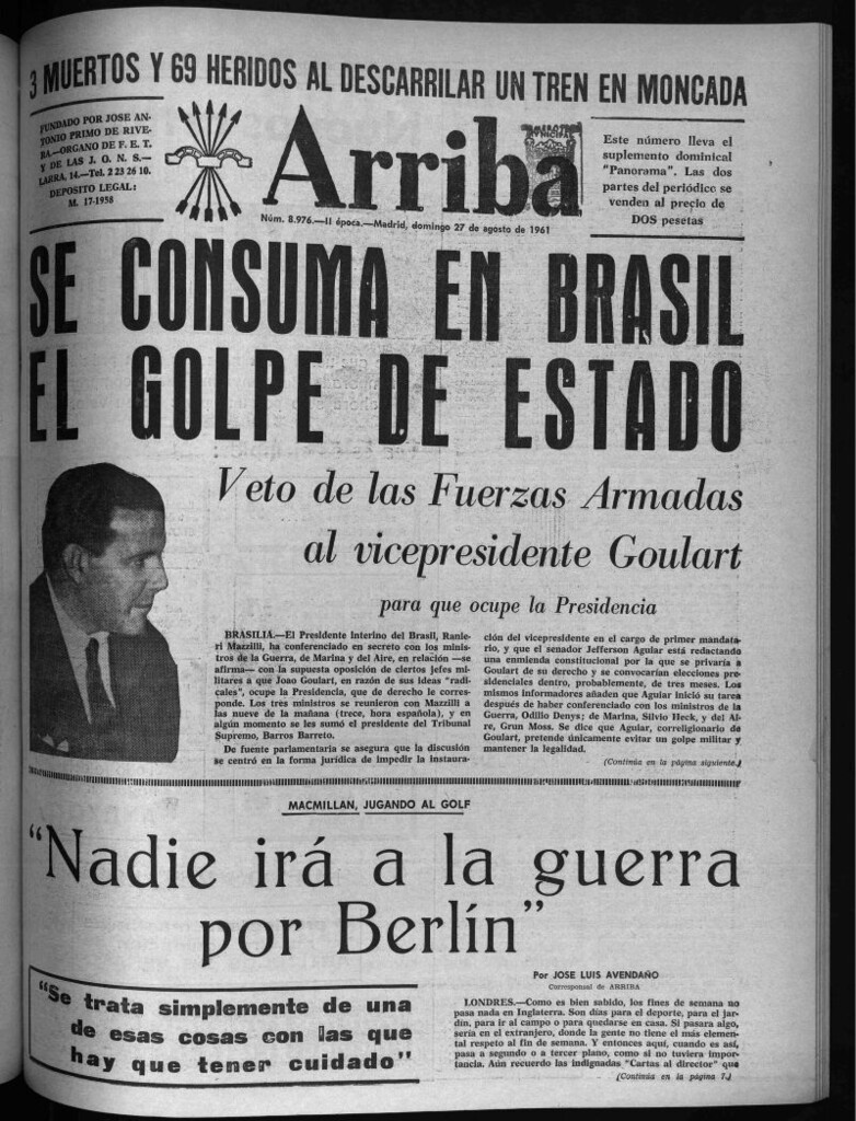 Miniatura de Arriba del 27 de agosto de 1961