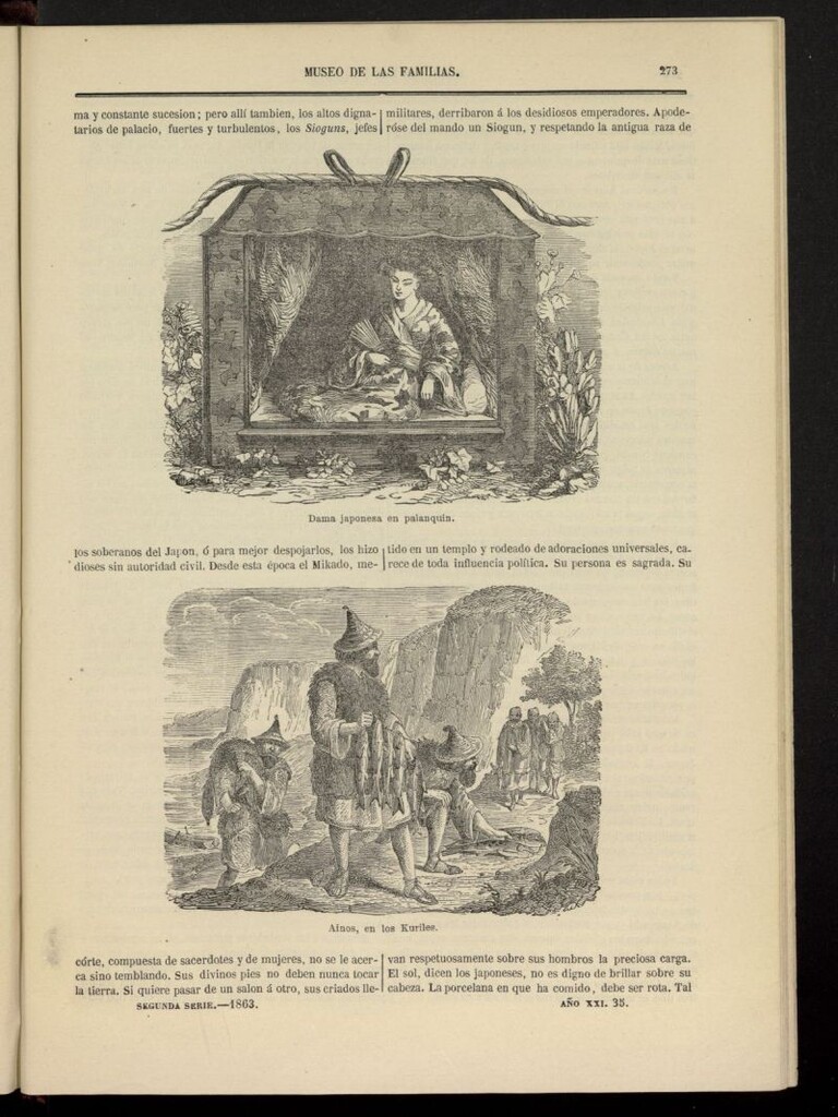 Miniatura de Museo de las familias: periódico mensual segunda serie de 1863, nº 35