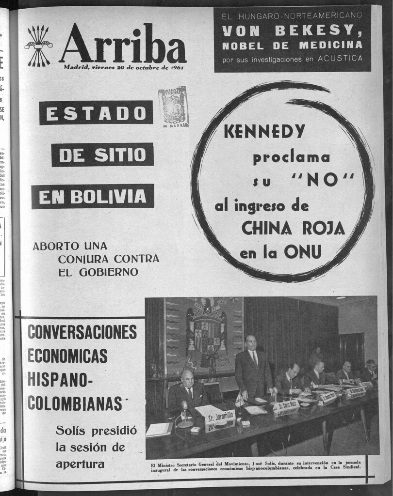 Miniatura de Arriba del 20 de octubre de 1961