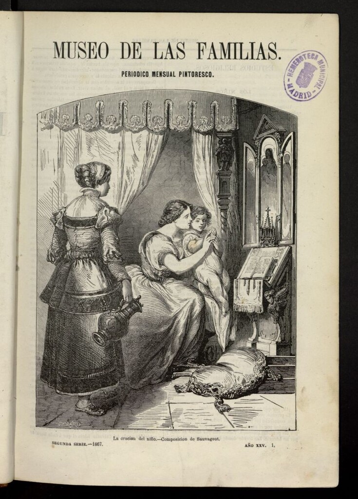 Miniatura de Museo de las familias: periódico mensual segunda serie de 1867, nº 1