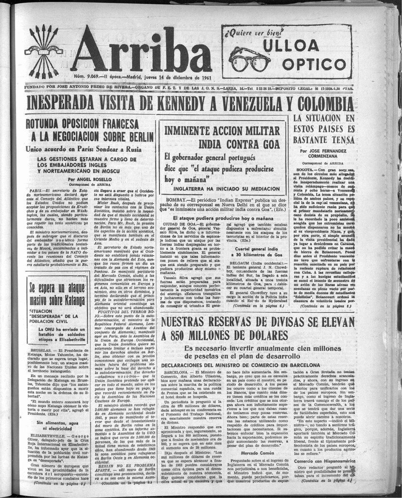 Miniatura de Arriba del 14 de diciembre de 1961