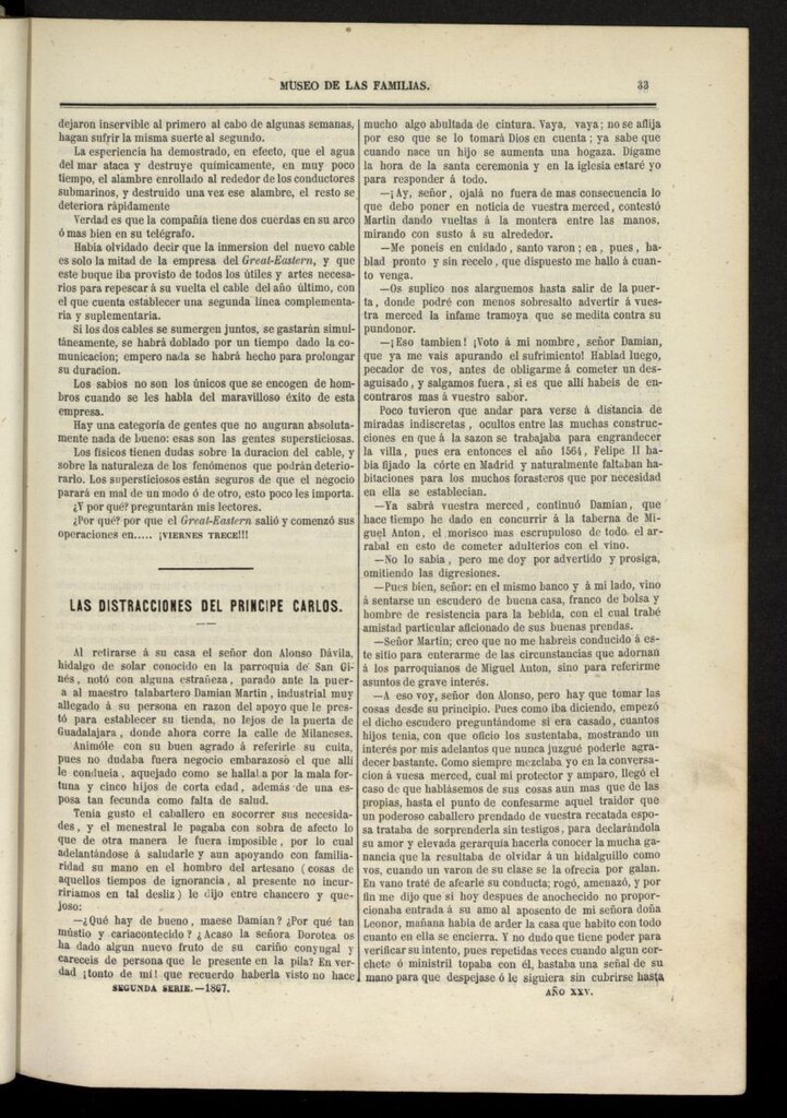 Miniatura de Museo de las familias: periódico mensual segunda serie de 1867, nº 5