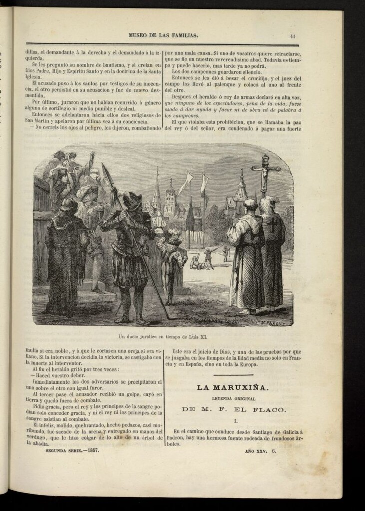 Miniatura de Museo de las familias: periódico mensual segunda serie de 1867, nº 6
