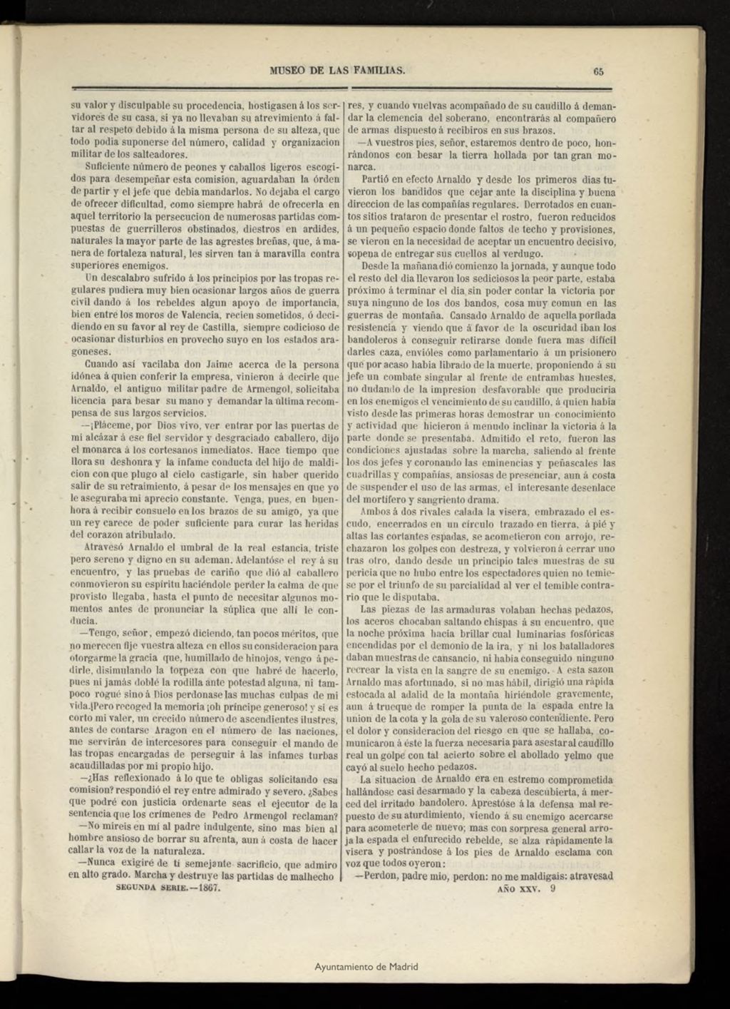 Miniatura de Museo de las familias: periódico mensual segunda serie de 1867, nº 9