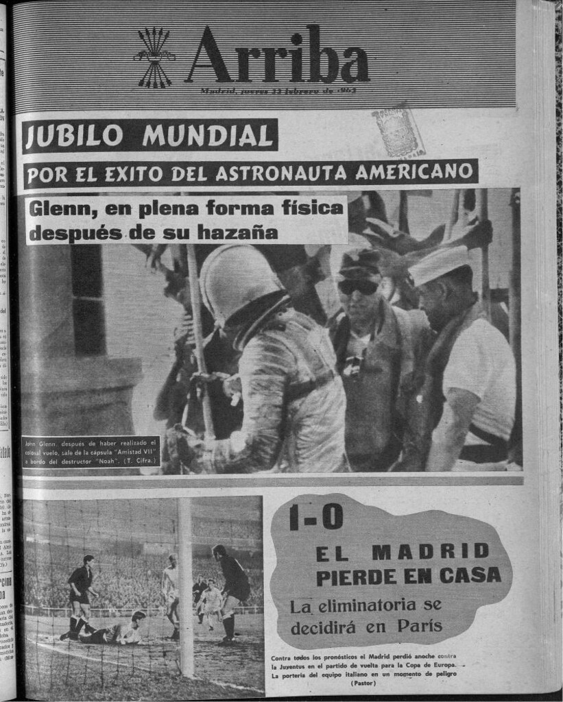 Miniatura de Arriba del 22 de febrero de 1962
