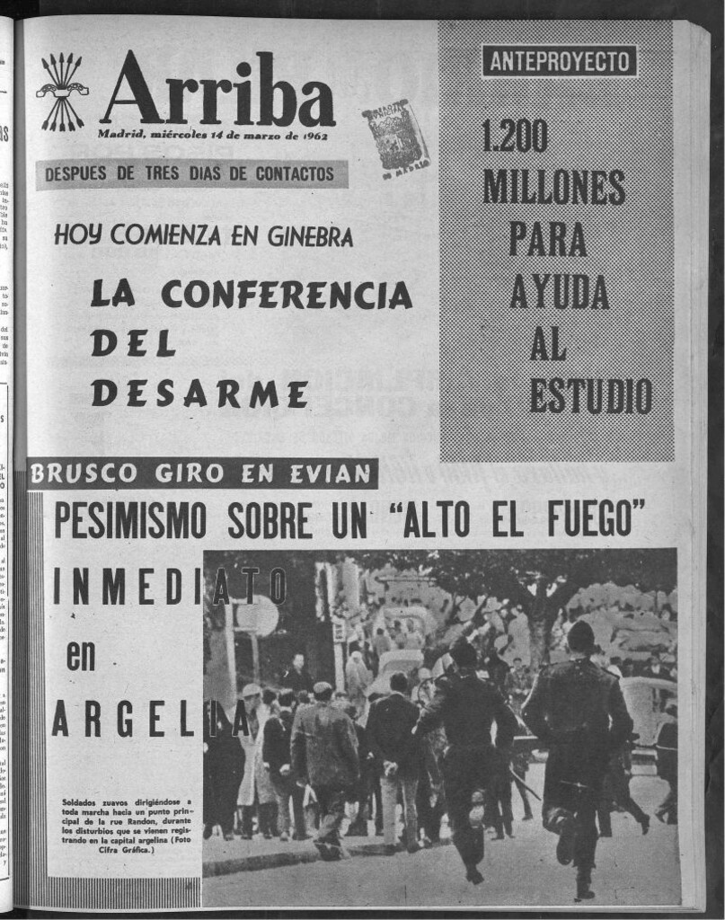 Miniatura de Arriba del 14 de marzo de 1962
