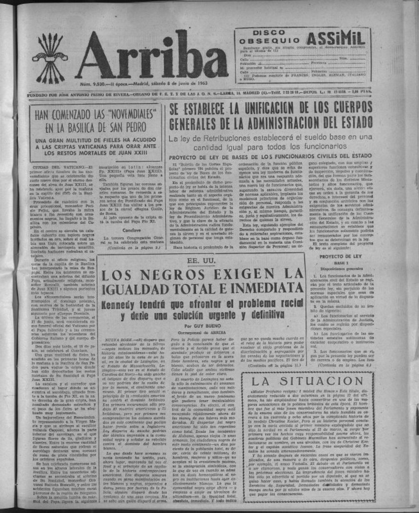 Miniatura de Arriba del 8 de junio de 1963