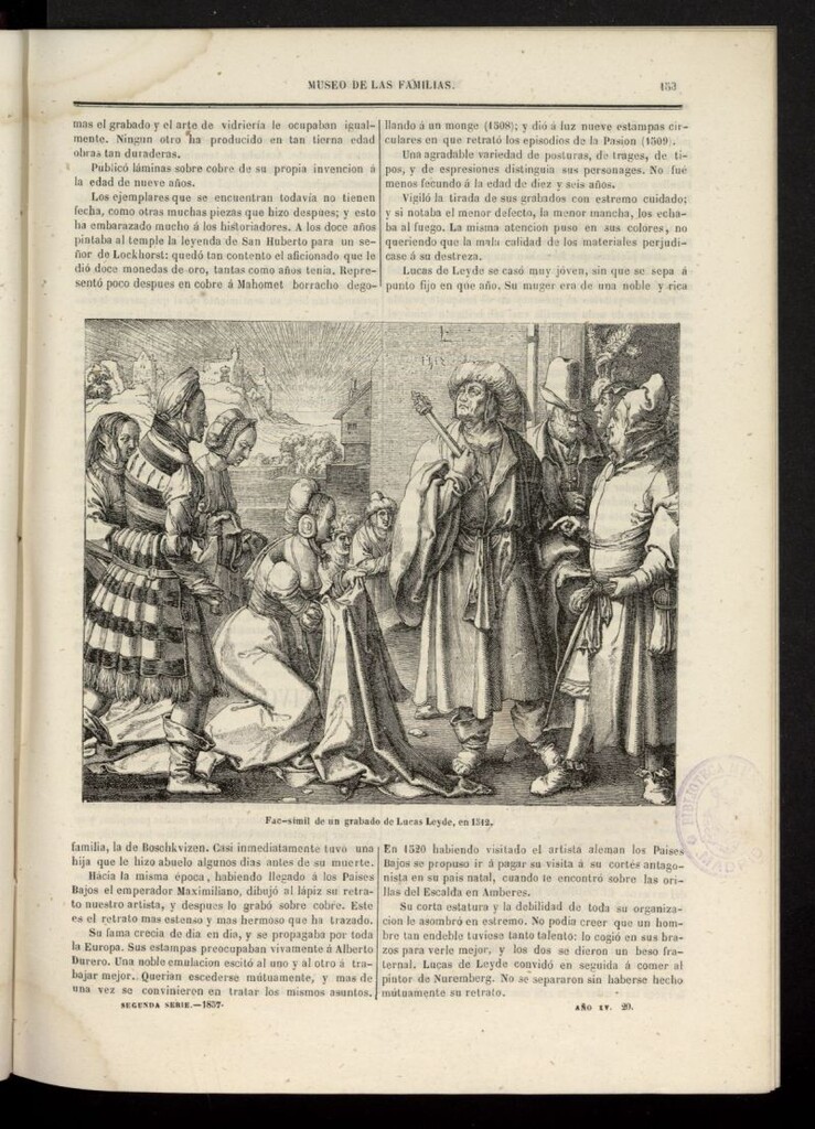 Miniatura de Museo de las familias: periódico mensual segunda serie de 1857, nº 20