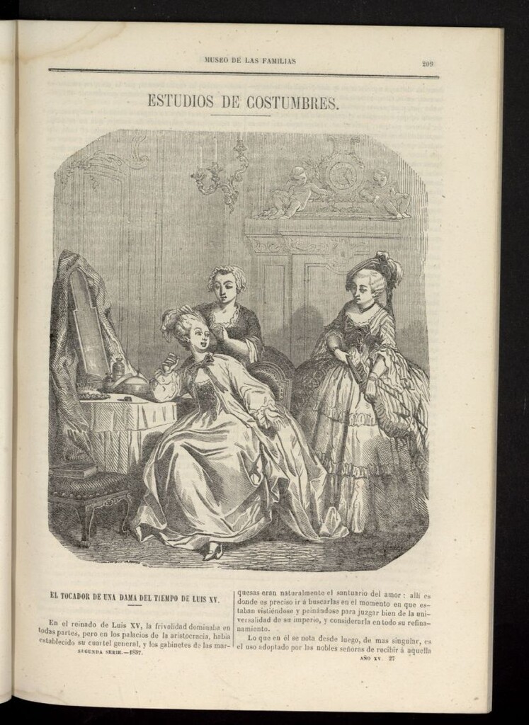 Miniatura de Museo de las familias: periódico mensual segunda serie de 1857, nº 27