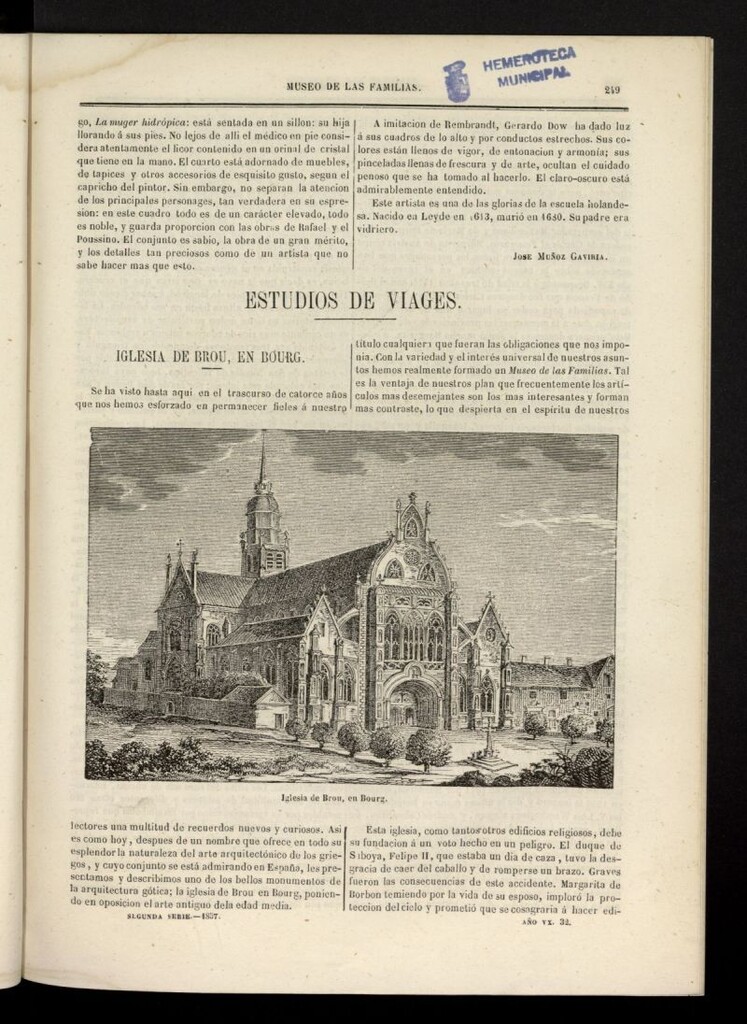 Miniatura de Museo de las familias: periódico mensual segunda serie de 1857, nº 32