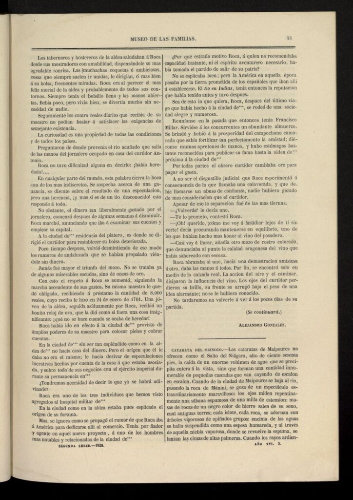 Miniatura de Museo de las familias: periódico mensual segunda serie de 1858, nº5