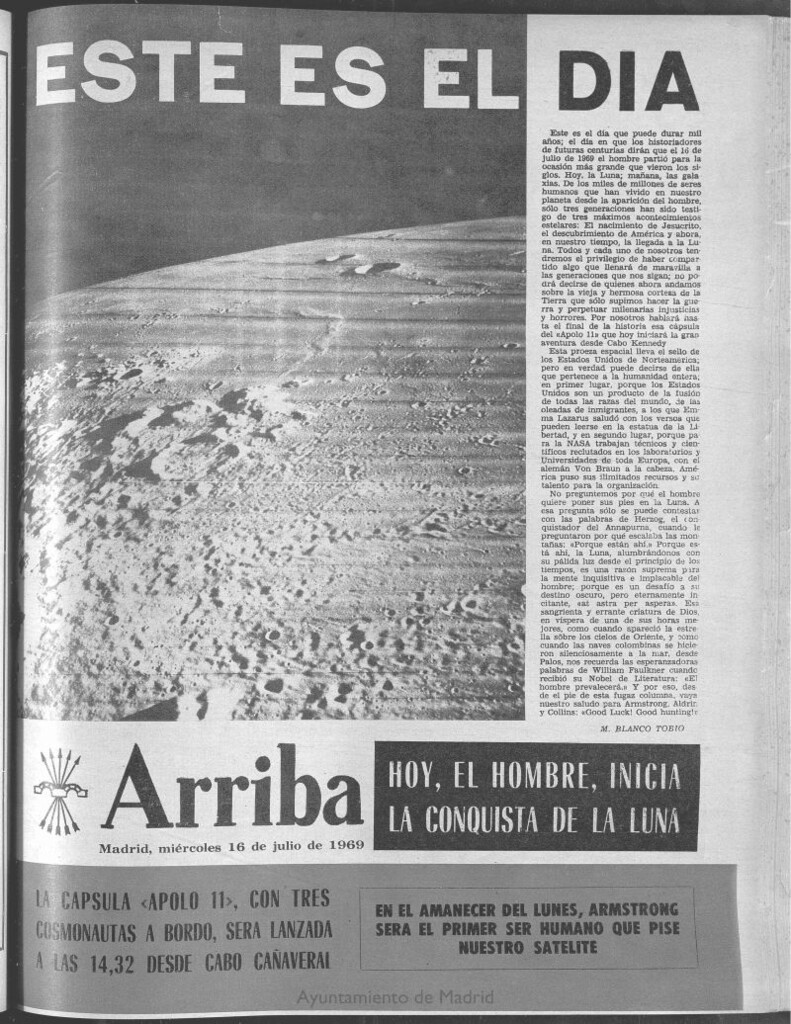 Miniatura de Arriba del 16 de julio de 1969