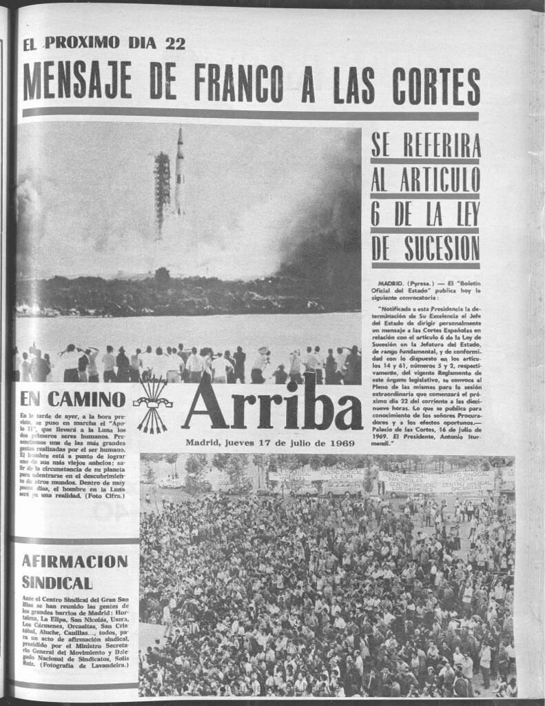 Miniatura de Arriba del 17 de julio de 1969