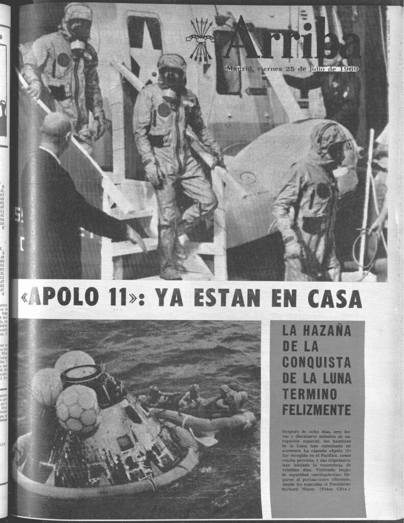 Miniatura de Arriba del 25 de julio de 1969