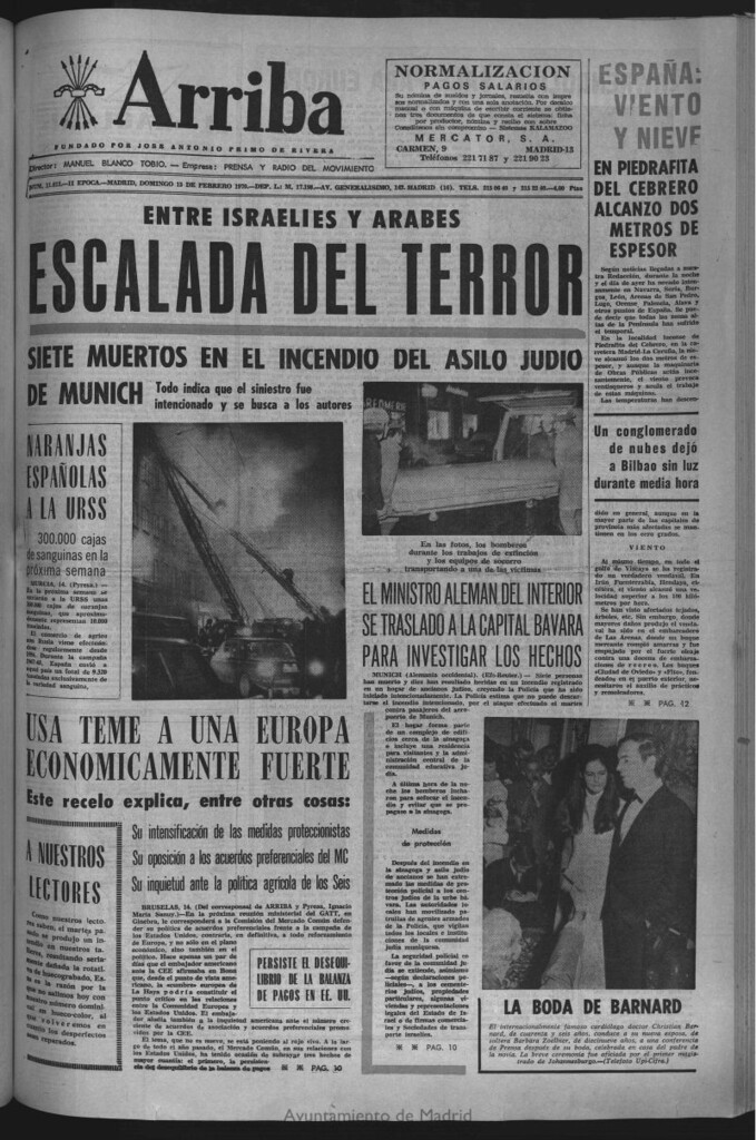 Miniatura de Arriba del 15 de febrero de 1970